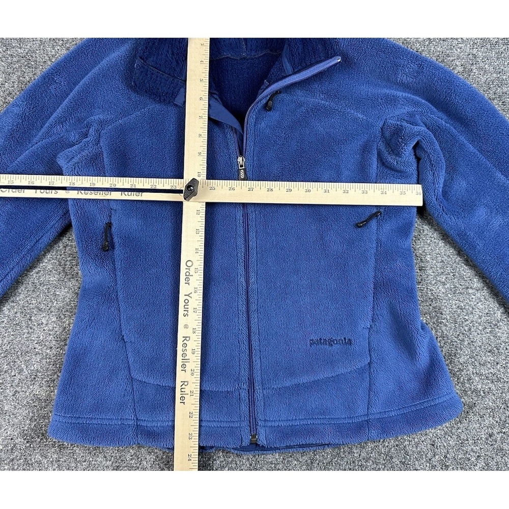 Patagonia R2 Polartec Jacket Womens Size Medium Blue Full Zip Fleece USA Vtg - Picture 4 of 10